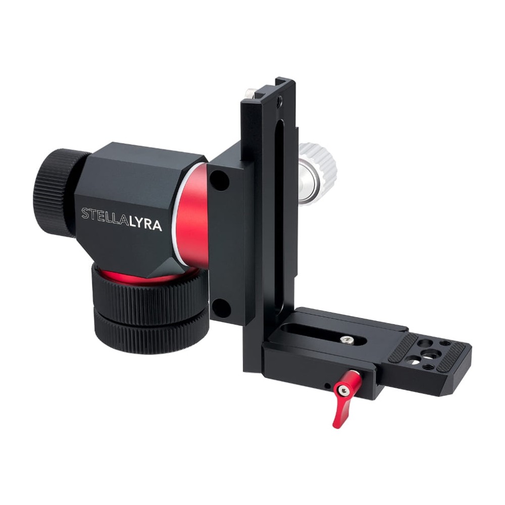 StellaLyra 2 Inch Alt-Azimuth Friction Clutch Mount with L bracket